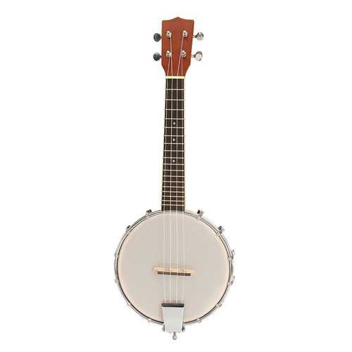 IRIN 23 Inch Banjo Sapele Wood 4 Strings Banjolele Concert Size C122-1262373