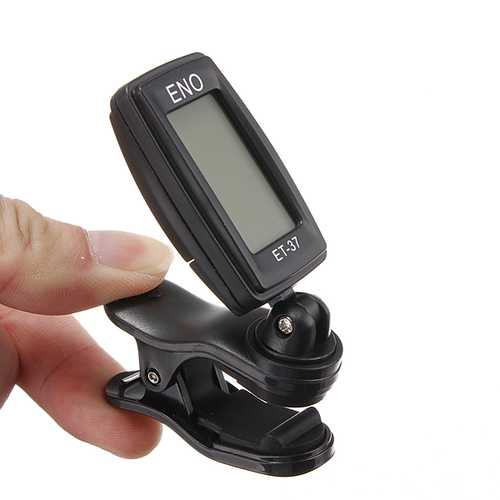 ENO ET-37 LCD Clip-on Electronic Guitar Bass Violin Ukulele Tuner C122-946811