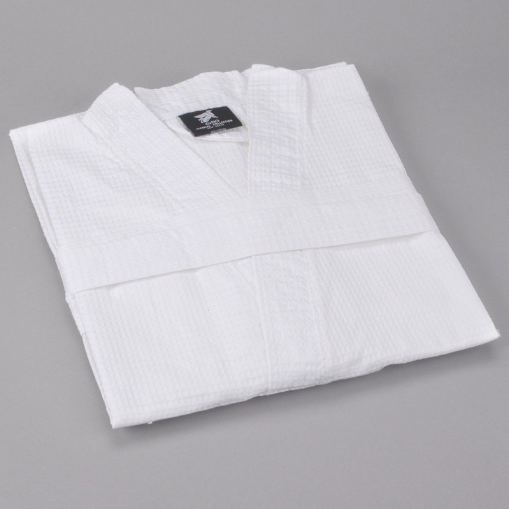 Oxford Waffle Weave Kimono Style Bath Robe – 12/Pack