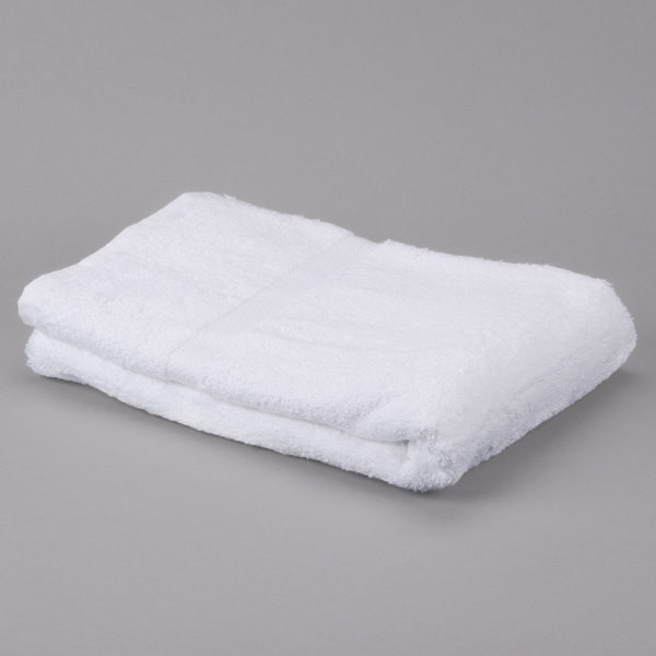 Oxford Regale 27″ x 54″ 100% Ring Spun Cotton Bath Towel with Dobby Border and Dobby Hemmed 17 lb. – 36/Case