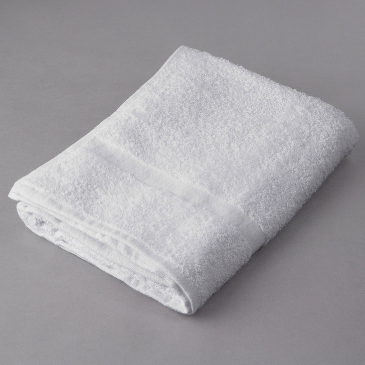 Oxford Bronze 24″ x 48″ 100% Open End Cotton Bath Towel with Cam Border 8 lb. – 60/Case