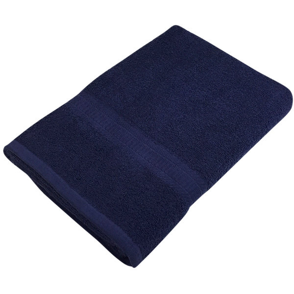 25″ x 52″ 100% Ring Spun Cotton Navy Bath Towel 10.5 lb. – 12/Pack