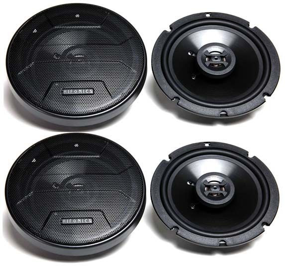 (4) Hifonics ZS65CXS 6.5" 1200 Watt Shallow Mount Car Stereo Speakers
