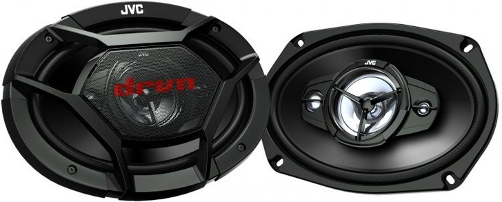 JVC CS-DR6941 DR Series 6 x 9" 4-Way Coaxial Speakers (550W Peak)