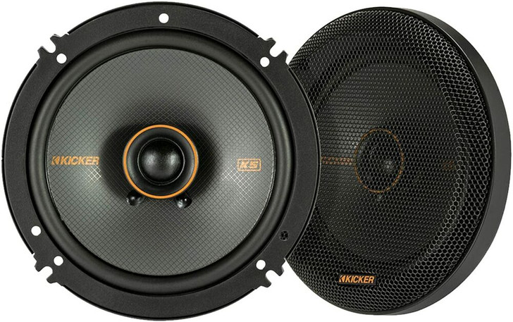 Kicker KSC650 (47KSC6504) KS Series 6.5" 2-way Car Speakers with Silk Dome Tweeters