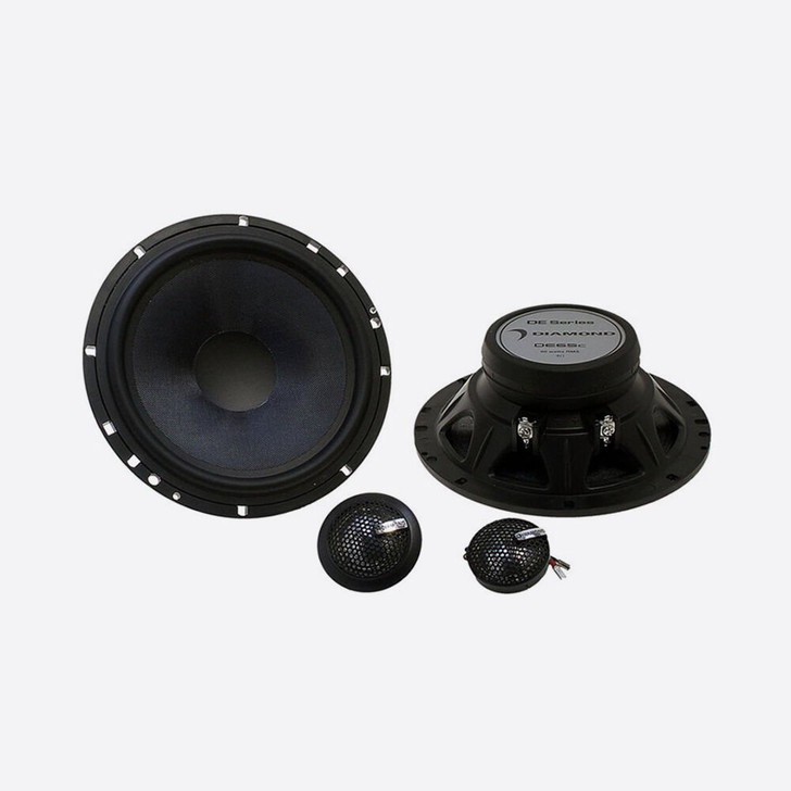 Diamond Audio DE65C 120W Max (60W RMS) 6.5" Elite Series 2-Way Component System