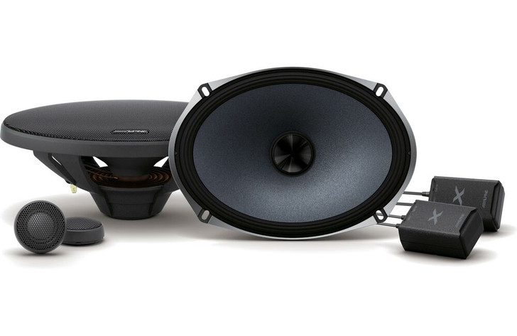 Alpine XS69C (Open Box, Like New) 720W Max (240W RMS) 6" x 9" X-Type 2-Way Component Car Speakers