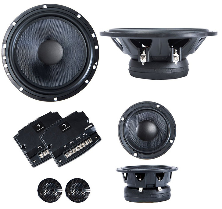 Diamond Audio DES365C DES Series 6.5" 3-Way Component System with Included Crossover Networks