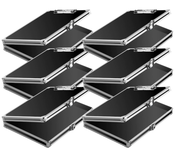 Vaultz Locking Storage Clipboard, Black 10.5x2.75x12.5" (6/CASE) - Secure and Portable Organization-A2ZHOME
