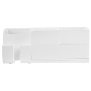 Bostitch Konnect Stackable Desk Organizer, 4-Piece - White, 11"x5"x5" - Streamline Your Workspace-A2ZHOME