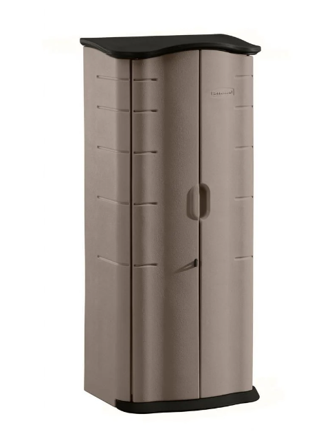 Rubbermaid 17 cu.ft. Weather-Resistant Resin Outdoor Storage Shed - Compact and Durable Solution-A2ZHOME