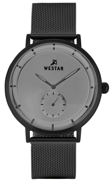 Westar Profile Stainless Steel Grey Dial Quartz 50247bbn306 Men's Watch