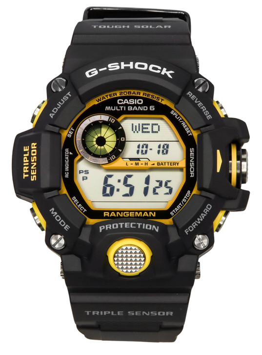 Casio G-shock Master Of G-land Rangeman Digital Black Resin Strap Solar Gw-9400y-1 200m Men's Watch
