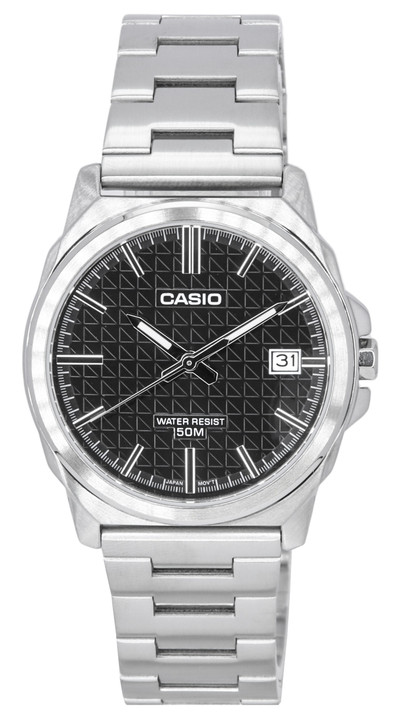 Casio Standard Analog Stainless Steel Black Dial Quartz Mtp-e720d-1a Men's Watch