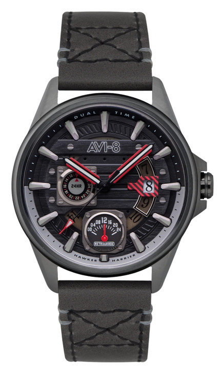 Avi-8 Hawker Harrier Farley Multifunction Night Sky Black Dial Quartz Av-4098-04 Men's Watch