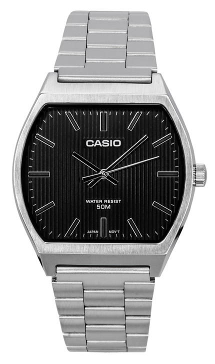 Casio Standard Analog Stainless Steel Black Dial Quartz Mtp-b140d-1a Men's Watch