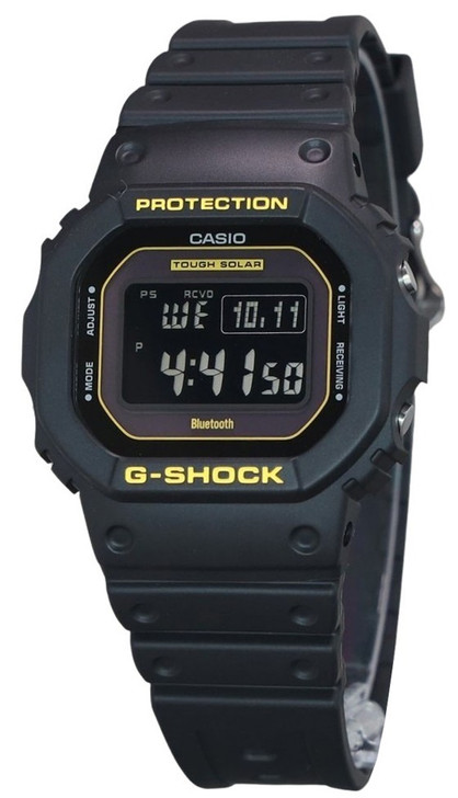 Casio G-shock Caution Yellow Digital Mobile Link Resin Strap Solar Gw-b5600cy-1 200m Men's Watch