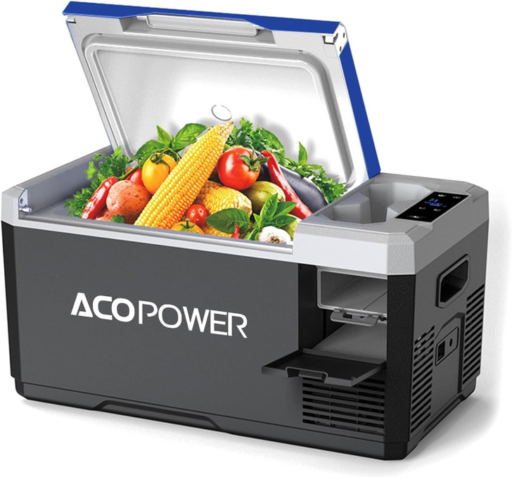 A2ZHOME V18 Portable Refrigerator, 19Qt Car Freezer with APP Control,12V,45W Low Noice Cooler for RV, Boat