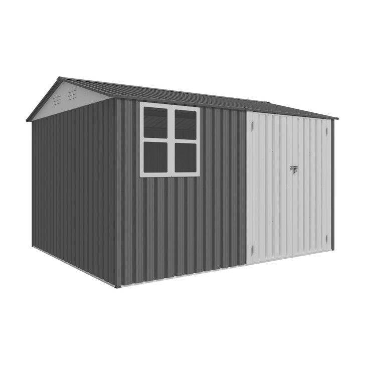 A2ZHOME 8X10FT Outdoor Storage Shed: Robust, Spacious, and Secure Storage Solution