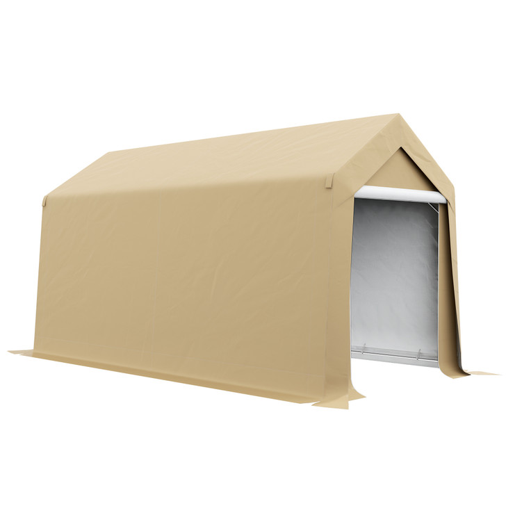 A2ZHOME 7' x 12' Garden Storage Tent: Heavy Duty, Waterproof, and Portable Outdoor Shed