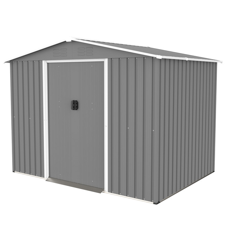 A2ZHOME 8x6 FT Outdoor Tool Storage Shed: Durable, Secure, and Spacious Storage Solution