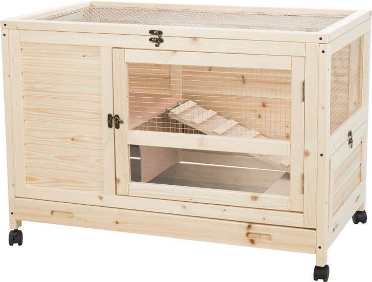 A2ZHOME Spacious Rabbit Cage - Comfortable and Secure Home for Your Furry Friend