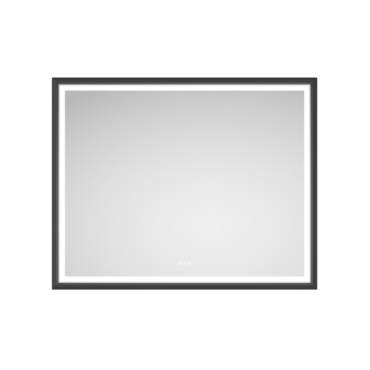 A2ZHOME 60" W x 48" H LED Lighted Bathroom Wall-Mounted Mirror with High Lumen & Anti-Fog Control