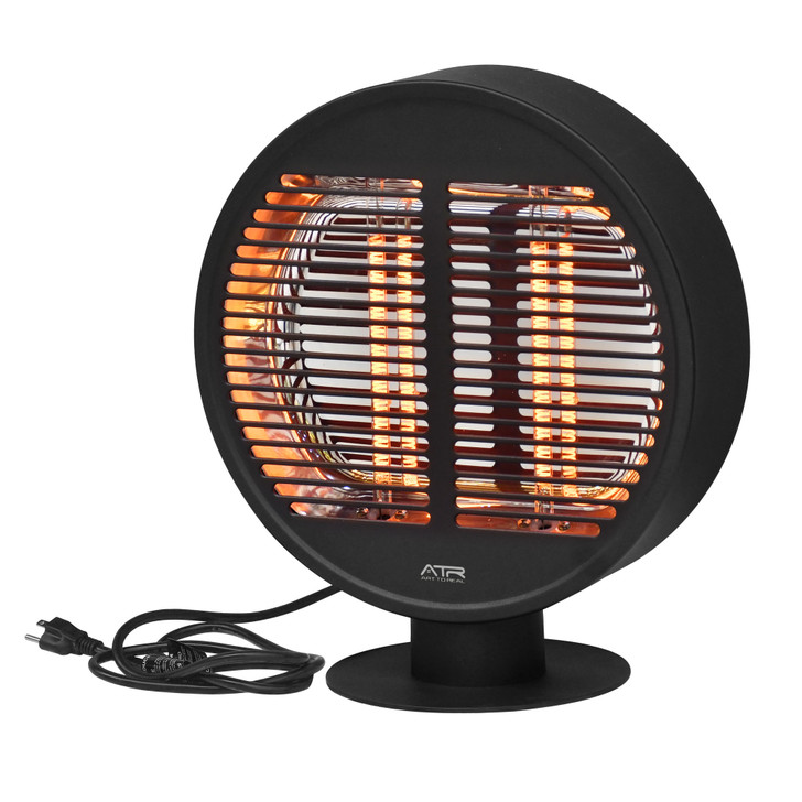 A2ZHOME Electric Patio Heater, Outdoor Infrared Tabletop Heater, Portable Freestanding, IP54 Waterproof, 1000W