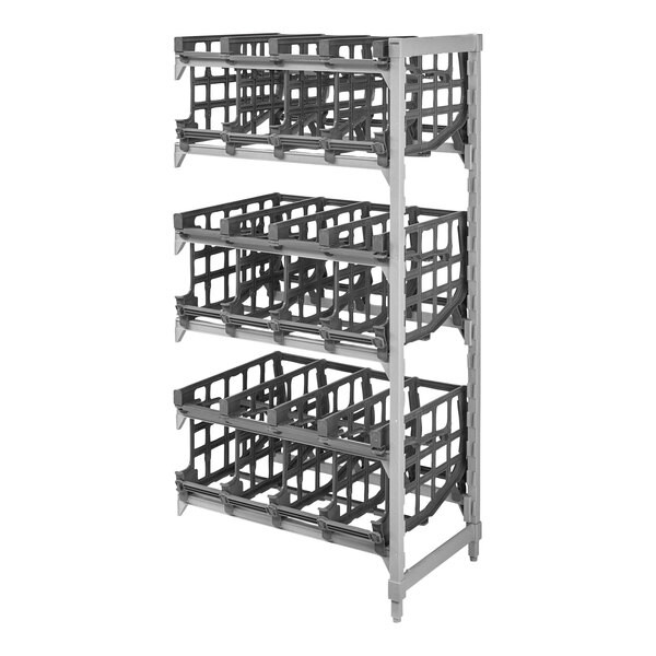 a2zhospo Premium Full-Size Stationary Add-On 10 Can Rack Unit