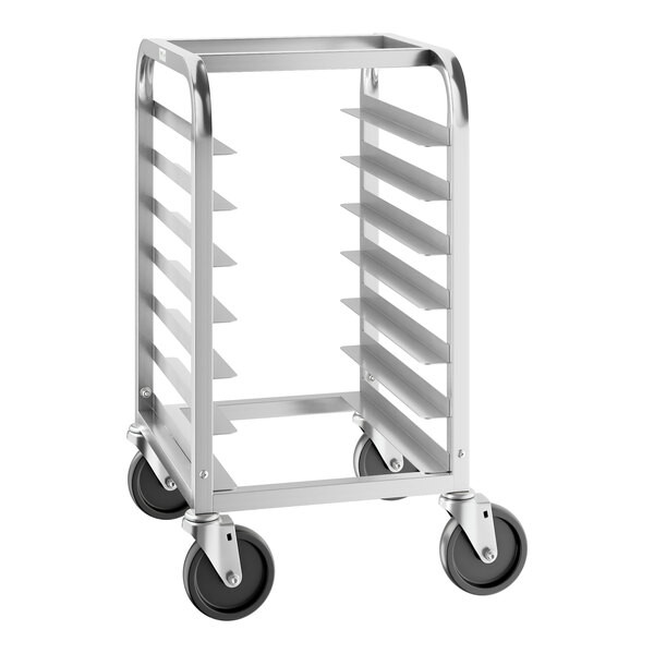 a2zhospo 7 Half Size Pan End Load Undercounter Bun / Sheet Pan Rack - Assembled