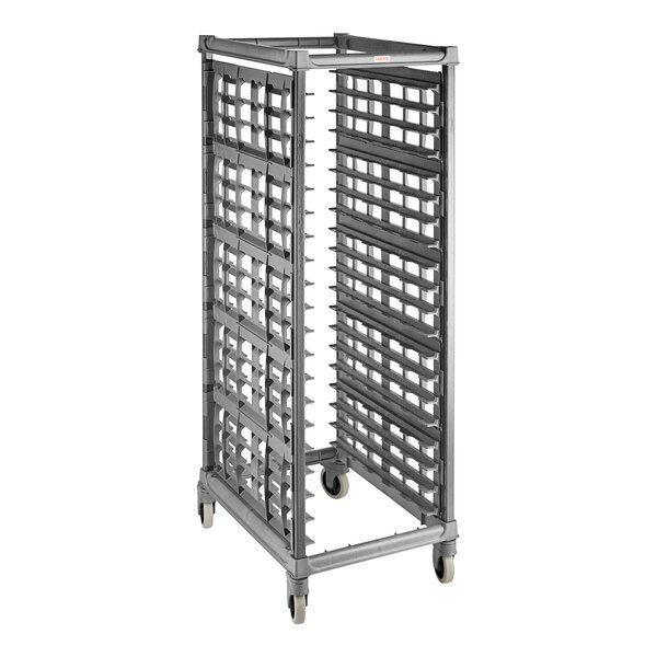 a2zhospo UPR1826FP20 Camshelving Ultimate 20-Pan End Load Bun / Sheet Pan Rack with Plastic Casters - Unassembled