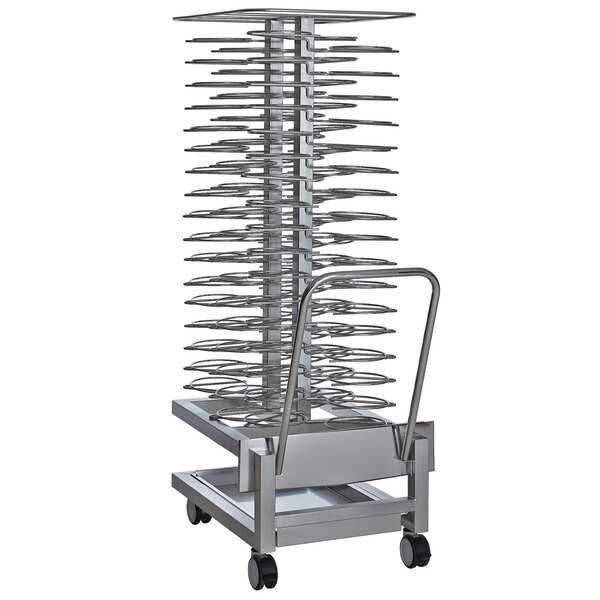 a2zhospo 51 Plate Roll-In Stainless Steel Cart
