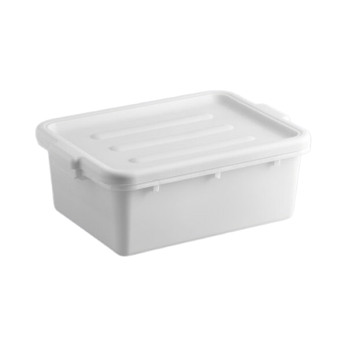 a2zhospo 20" x 15" x 7" Polypropylene Drain Box / Flatware Soaker Set