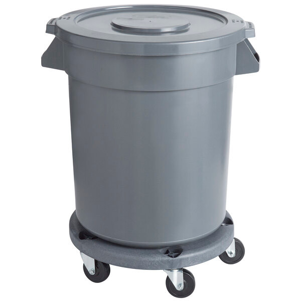 a2zhospo 20 Gallon / 320 Cup Mobile Ingredient Storage Bin with Lid