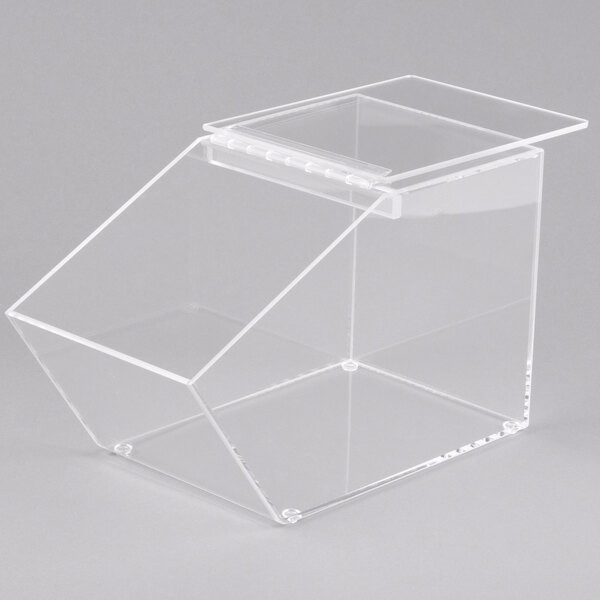 a2zhospo 999 Classic Acrylic Food Bin - 7.5" x 14" x 9"