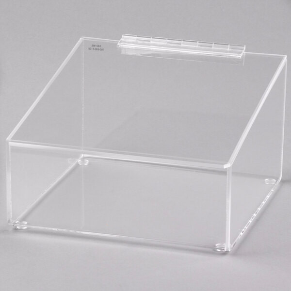 a2zhospo 272 Classic 10" x 10" x 5 1/2" Stackable Acrylic Food Bin