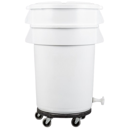 a2zhospo 32 Gallon GreensKeeper Vegetable Crisper Container with Lid and Dolly