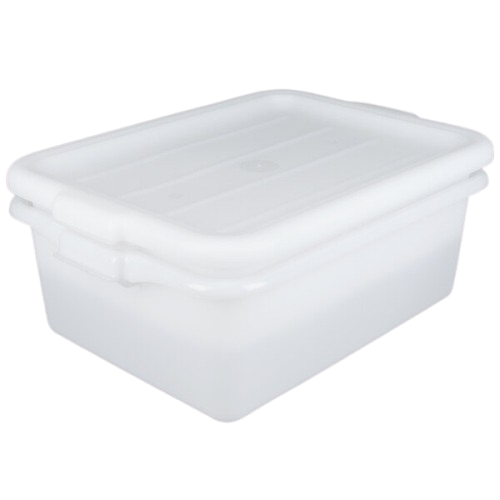 a2zhospo Color-Mate 20" x 15" x 7" Food Storage Drain Box Set with Recessed Lid