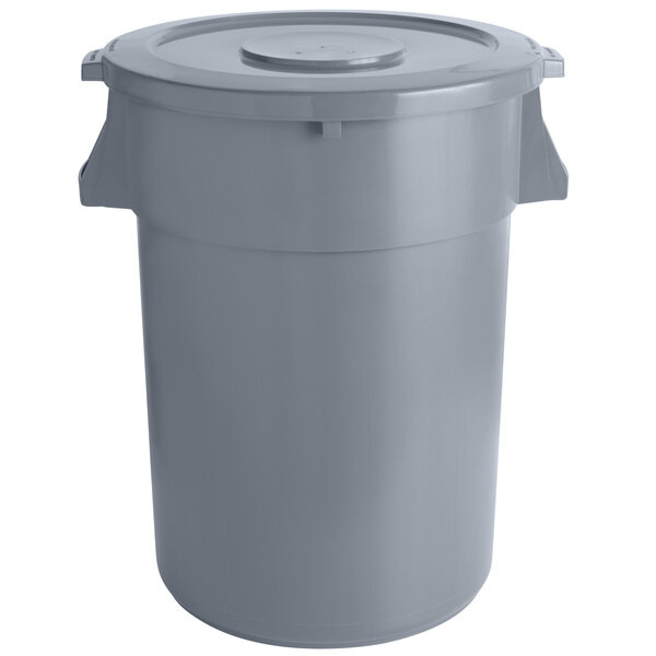 a2zhospo 44-Gallon Round Ingredient Storage Bin with Lid, 700-Cup Capacity