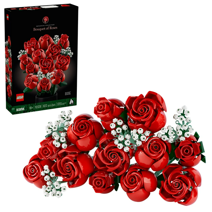 LEGO Botanical Collection: Icons Bouquet of Roses 10328 – Build a Timeless Floral Masterpiece!