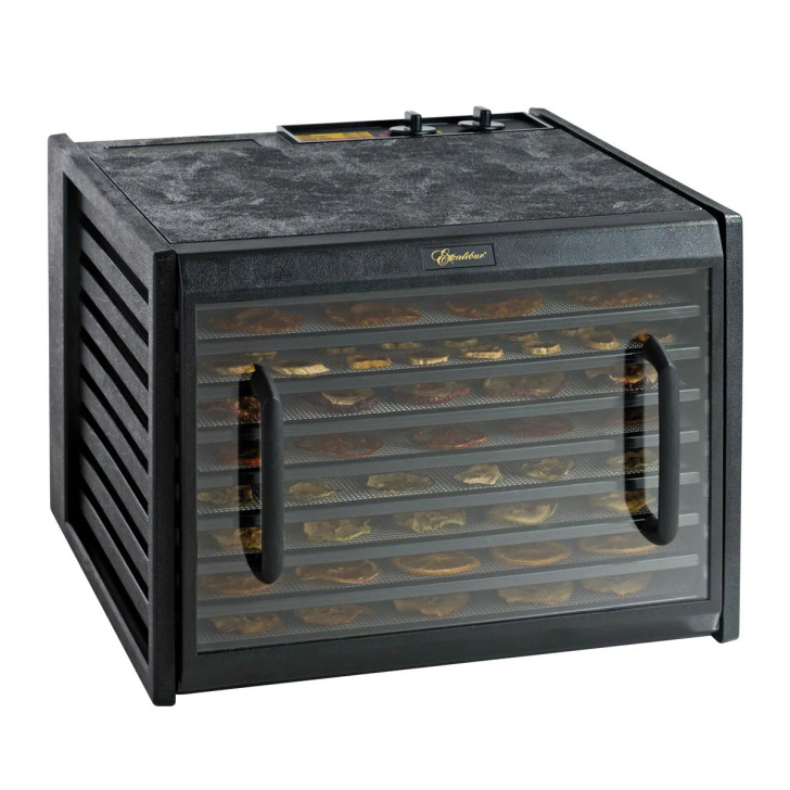 Excalibur 9-Tray Black Food Dehydrator with Timer and Clear Door