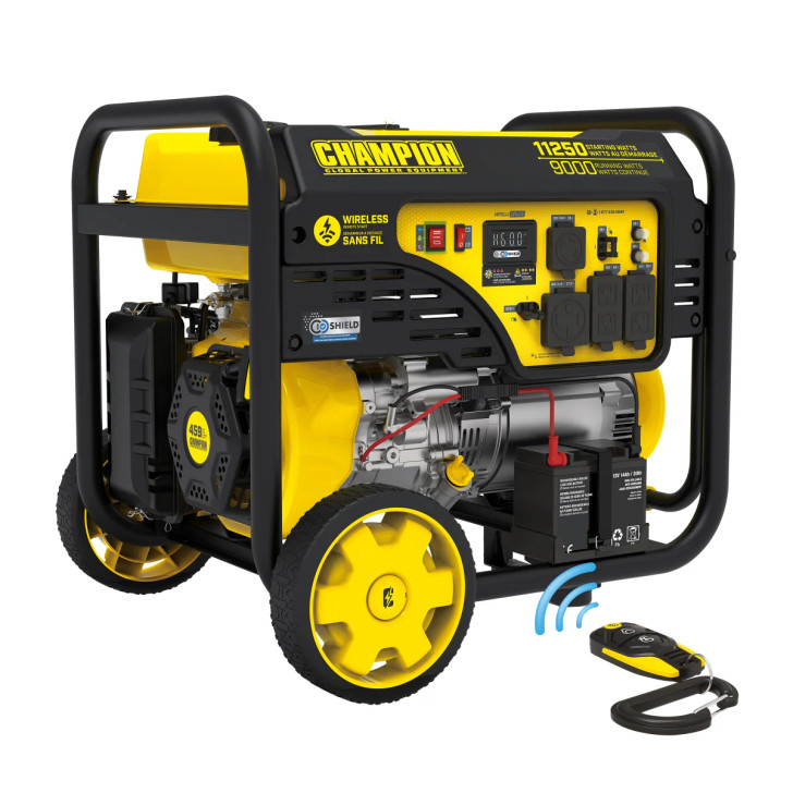 Champion 9,000-Watt Remote-Start Portable Gas Generator