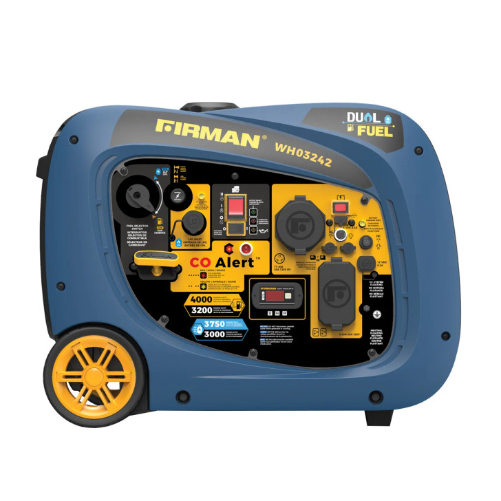 Firman 4000W Dual Fuel Inverter Generator with Quiet Operation