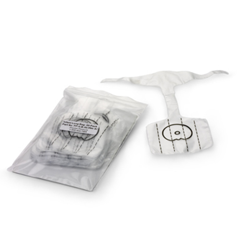 Prestan Infant Face Shield Lung-Bags (50-Pack)