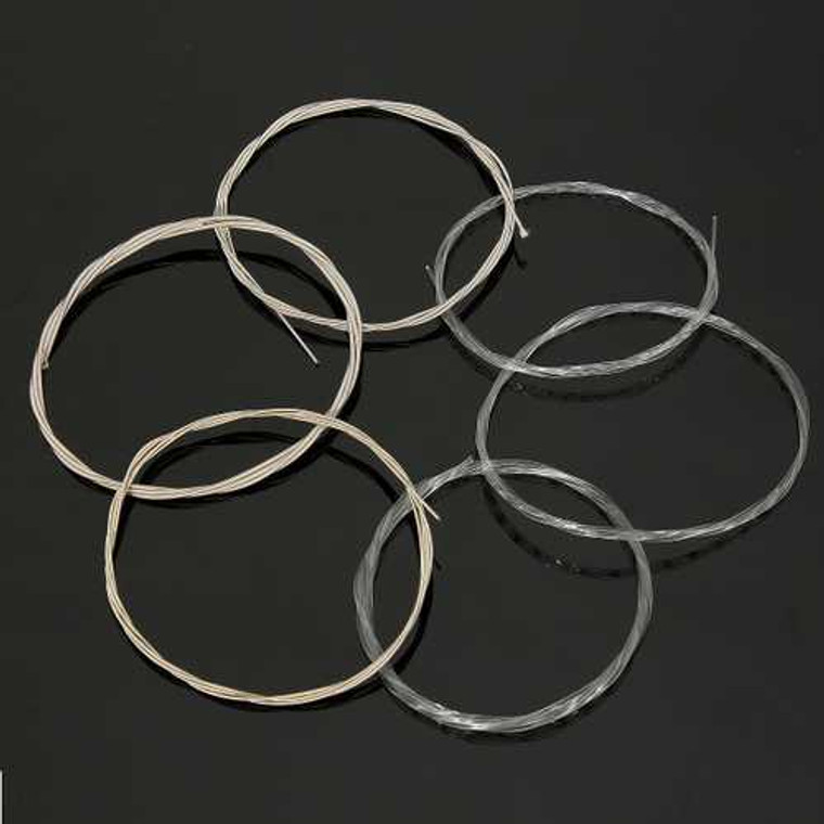 New Durable Set of 6 Steel Nylon Strings Acoustic Classical Guitar C122-933557