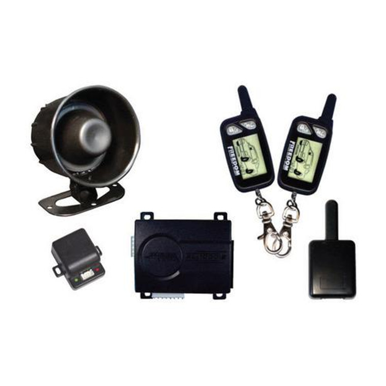 CAR ALARM K9 WITH (2)2-WAY LCD REMOTES (Replacement remote-65101) M119-K9ECLIPSE2