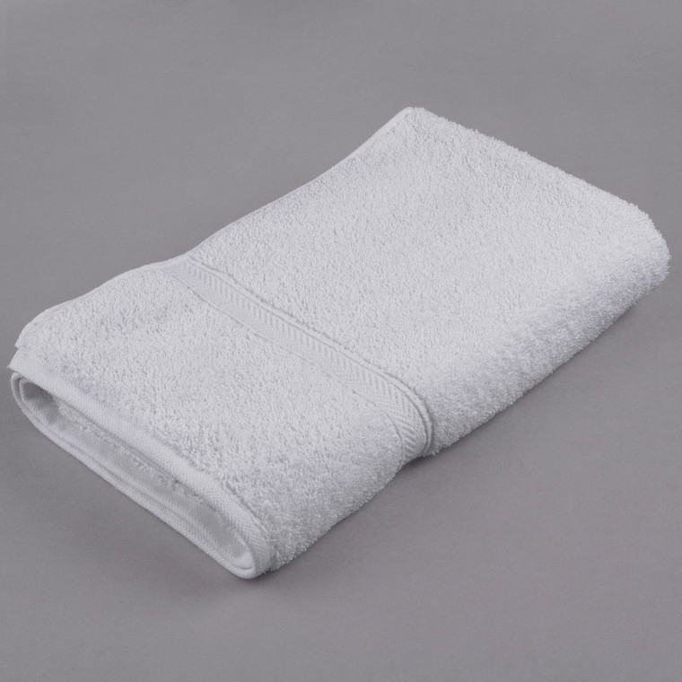 Oxford Gold Cam 27″ x 54″ 86/14 Cotton Polyester Blend Bath Towel with Cam Border 13.5 lb. – 12/Pack