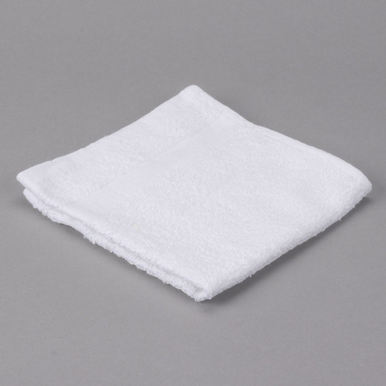 Oxford Gold Cam 12″ x 12″ Cotton/Poly Wash Cloth with 100% Cotton Loops and Hemmed Cam Border 1 lb. – 12/Pack