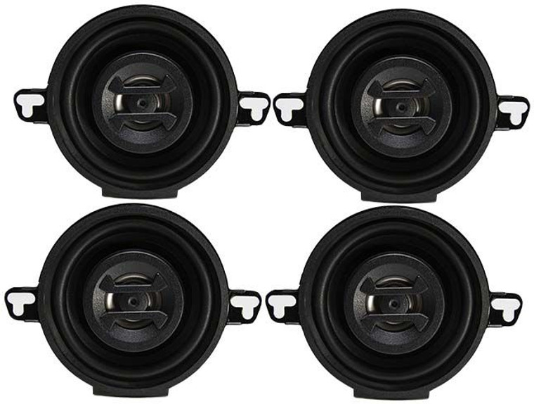 (4) Hifonics ZS35CX 3.5" 500 Watt Coaxial Car Speakers