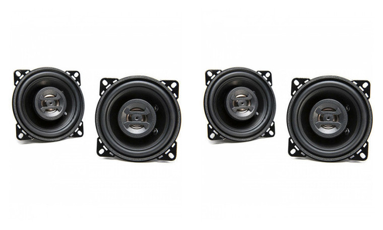 (4) Hifonics ZS4CX 4" 700 Watt Coaxial Car Audio Speakers